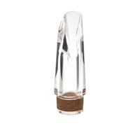 Alasum Embouchure pour Clarinette Sib en Plastique Abs Solide Trou de 15mm, Bec Transparent pour Musiciens et Débutants