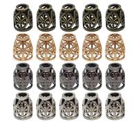 Alasum Embouts de Cordon Bavures 80 Pièces en Alliage de Zinc Légers Bloque-cordons Multifonctions Accessoires Pratiques pour DIY et Paquet à Dos pour Extrémités du Cordon