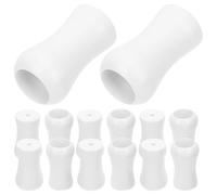 Alasum Embouts de Cordon en Plastique Blanc Finition Soignée et Toucher Lisse 16 Pièces Accessoires Minimalistes pour Stores pour Rideaux de Chambre ou Salon
