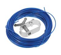 Alasum Ensemble Câble en Acier Inoxydable 30 M et Treuil pour Couverture de Piscine Enterrée Tendeur Robuste pour Fixation Sécurisée Kit de Remplacement Résistant aux Intempéries pour