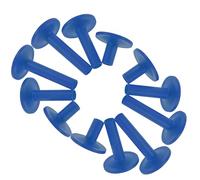 Alasum Ensemble de 12 Manchons de Cymbale en Plastique pour Batterie, Accessoires Solide Prolongeant la Durée de Vie, Adaptés à Différents Types de Batteries