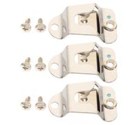 Alasum Ensemble De 3 Support Micro pour Radio Mobile Crochet Métal Compatible Fixation Stable pour Microphones Portables Voiture