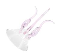 Alasum Ensemble de 4 Mugs Pieuvre en Verre Borosilicaté Rose, Polyvalents et Décoratifs pour Cocktails Élégants la Maison ou Anniversaires Réutilisable