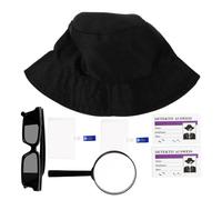Alasum Ensemble de 9 Accessoires de Détective pour Cosplay et Jeu de Rôle, Kit D'outils de Détective Réalistes pour Fêtes à Thème, Déguisement Halloween et Soirées Costumées
