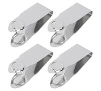 Alasum Équeuteuse de Fraises en Acier Inoxydable 4Pcs, Accessoires la Cuisine pour Retirer Tiges de Fraises et Autres Fruits