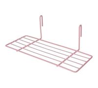 Alasum Étagère Métallique pour Oiseaux en Fer Robuste, Petit Perchoir pour Perroquet Couleur Rose, Accessoire pour Cages à Oiseaux, Support Mural Décoratif pour Repos et Jeu