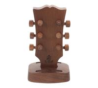 Alasum Étui à Médiators en Bois de Noyer Mini, Boîte de Rangement Compacte 13,6 X 7,6 X 5 Cm pour Guitaristes, Porte-médiators Portable et Protecteur, Accessoire Pratique pour Guitare