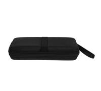 Alasum Étui Compact pour Calculatrice en Eva Noir avec Grosse Capacité, Poche Filet et Sangle de Main, Facile à Transporter pour Ti-84/83 Plus et -9750gii