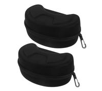 Alasum Étui Rigide Grand Format pour Lunettes de Ski et Lunettes de Soleil 2pcs Doublure Douce en Eva Résistant aux Rayures pour Vacances et Vélo