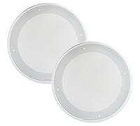 Alasum Filets de Protection pour Caisson de Basses, 2 Pièces en Acier Laminé à Froid et Abs, Légers, Adaptés pour Haut-parleurs de Voiture et Installation Automobile