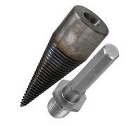 Alasum Foret à Fendre le Bois de Chauffage 42 MM Hexagonal Outil de Fendage pour Perceuse Électrique Accessoire Robuste pour Fendeuse de Bûches Usage Extérieur Jardin et Chantier