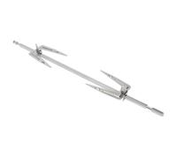 Alasum Fourchettes de Rôtisserie Acier Inoxydable pour Barbecue Set de Fourches Rotatives pour Poulet Poisson et Viande Accessoire Cuisine et Facile à Nettoyer