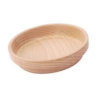 Alasum Gamelle en Hêtre pour Petits Animaux Bol de Nourriture Étanche et Antidérapant Diamètre 9 CM Distributeur Couleur Bois pour Hamster et Cobaye