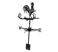 Alasum Girouette Coq Robuste pour Toit et Jardin Indicateur de Vent Vintage Décoration Extérieure pour Ferme et Terrasse