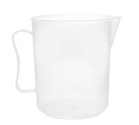 Alasum Gobelet Gradué en Plastique Blanc 500ml en Pp Alimentaire Échelle Visible, Facile à Nettoyer, pour Médecine et Expériences Industrielles