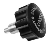 Alasum Goupille de Traction Rotative ABS Noire pour Vélo d'exercice Bouton de Réglage de Hauteur Pièce de Rechange pour Accessoires de Fitness et Vélo d'Appartement Professionnel