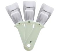 Alasum Grattoir à Glace Pelle Courbée et Trous Suspendre Pelle Droite 3pcs en Pp et Acier Inoxydable pour Dégivrage et Nettoyage Facile pour Réfrigérateur