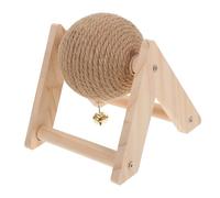 Alasum Griffoir Boule pour Chat Petit Format Interactif Antistress pour Griffes Stimule Exercice et Jeu Protège Meubles et Réduit Solitude