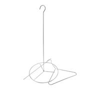 Alasum Grille pour Rôtir la Dinde en Acier Inoxydable, Kit de Rôtissage avec Crochet de Levage et Base, Résistant la Rouille, Facile à Nettoyer pour Barbecue et Thanksgiving