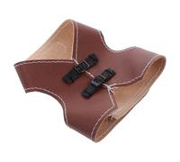 Alasum Harnais Vintage en Simili Cuir Marron Clair pour Oiseaux Taille M Gilet Ajustable et Respirant pour Poules et Perroquets Vêtement Extérieur Confortable et Protection