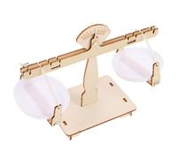 Alasum Jeu Éducatif Bois Balance à Plateau DIY pour Garçon Fille Équilibre pour Expérience et Apprentissage Pratique Matériel Pédagogique pour Atelier Manuel