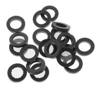 Alasum Joint Crépine 20 Pièces pour Filtre à Eau De Conduite d'alimentation Jardin Rondelles De Taille 4 Points Noir Raccord D'arrivée d'eau Anti-Obstruction