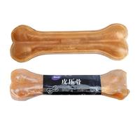Alasum Jouet à Mâcher pour Chien en Matière Naturelle Verte, Os de Dentition Solide pour Chiots et Chiens Moyens, Favorise L’hygiène Bucco-Dentaire Pendant Le Jeu