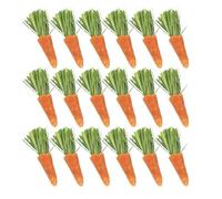 Alasum Jouets à Mâcher pour Petits Animaux 18 Pièces en Herbe de Fléole des Prés et Carotte pour Hamster et Lapin, Réduisent L'ennui Solitude la Cage