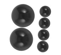 Alasum Kit 6 Billes Plastique Flipper Machine Arcade, Garçon et Filles, Taille Standard, Remplacement Simple, Couleur Noire, Jeu Interactif Apprentissage Familial, Accessoires de Jeu