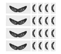Alasum Kit de 100 Accessoires de Cire pour Épilation des Poils Nez, Protège-moustaches en Pp Noir, Lisse Soin Barbe et Usage Quotidien DIY