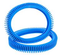 Alasum Kit de 2 Pneus Arrière Bleus en PVC Résistants à l'usure pour Accessoires de Nettoyage Piscine, Prolongent la Durée de Vie, Compatibles Aspirateurs Automatiques