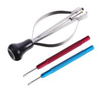 Alasum Kit de 3 Pièces D'outils de Réparation de Montres en Alliage D'aluminium Pince Retire-Aiguille Portable et Confortable pour Horlogers Amateurs et Professionnels