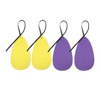 Alasum Kit de 4 Chiffons de Nettoyage pour Flûte et Piccolo en Suède Synthétique Lavable Faible Perte de Fibres, pour Musiciens à Domicile Scène