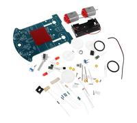Alasum Kit de Voiture Intelligente à Monter Soi-même pour Débutants Suivi de Ligne Noir et Blanc, Kit Électronique de Soudure DIY, Projet Éducatif Stem pour Apprentissage Pratique
