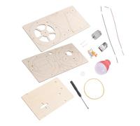 Alasum Kit Éducatif Générateur Manuel Bois pour Garçon Fille Scientifique DIY pour Expériences et Apprentissage des Principes Mécaniques Améliore Les Capacités et