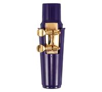 Alasum Kit Embouchure Saxophone Alto Complet avec Bec, Ligature et Couvre-Bec, Accessoire Musical Ergonomique Compatible Saxophone Alto, Ensemble Pièces D’Embout pour Son Clair et