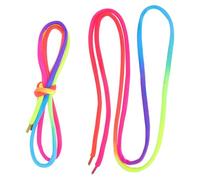 Alasum Lacets Ronds Colorés pour Baskets en Polyester, Faciles à Utiliser, Ajoutant une Touche Unique et Créative, Shopping et L'école, 1 Paire