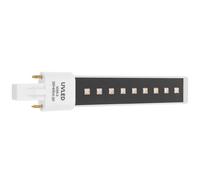Alasum Lampe Séchage Rapide Alliage D'aluminium et LED 9w Tube Double Source Lumineuse Dissipation Chaleur pour Ongles Gel pour Manucure Gel Professionnelle