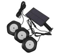 Alasum Lampe Solaire de Jardin Étanche 18 LED Abs, Alimentation Solaire 2000mah, Projecteur Multifonction pour Piscine et Éclairage Extérieur