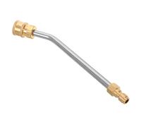 Alasum Lance Dextension Incurvée Acier Inoxydable pour Nettoyeur Haute Pression Connecteur Rapide Prolongateur de Pulvérisateur pour Nettoyage Auto et Irrigation Couleur Aléatoire