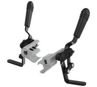 Alasum Leviers de Frein en Alliage D'aluminium Design Poignée Longue 2pcs Fixation Solide, Accessoires pour Fauteuil Roulant Électrique pour Fauteuil Roulant