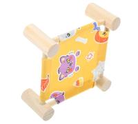 Alasum Lit pour Petit Rongeur en Bois Surélevé Style Citrouille, Confortable et Respirant, Offrant Un Sentiment de Sécurité pour Petits Animaux Domestiques comme Lapins