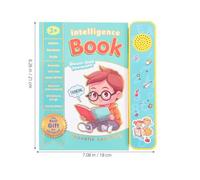 Alasum Livre Éducatif Anglais Interactif pour Garçon et Filles, Électronique Sonore Compact Vert, Jouet D’Apprentissage de L’Anglais, Éveil Précoce, Transportable, Stimulation Langage