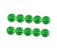 Alasum Lot de 10 Ballons de Plage Gonflables de Pastèque 15 CM PVC Robuste Couleur Vive Boules de Piscine Amusantes pour Garçon et Filles et Adultes Jeux Extérieurs et Piscine d'Été