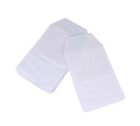 Alasum Lot de 10 Protège-Poches en PVC Blanc pour Infirmière et Médecin, Étanches et Faciles à Utiliser, Pochette Stylo Simple et Élégante pour Poche Professionnelle