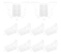 Alasum Lot de 10 verrous de sécurité pour portes coulissantes et fenêtres en verre pour la sécurité des enfants, des tout-petits et des bébés.