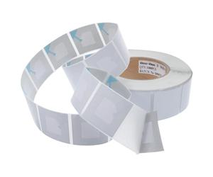 Alasum Lot de 100 Étiquettes Antivol Carrées pour Supermarché en Papier Couché et Feuille D'aluminium, Faciles à Utiliser pour Protection le Vol en Magasin Style Style Aléatoire