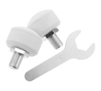 Alasum Lot de 2 Butées de Frein en Caoutchouc Blanc Ajustables pour Patins à roulettes Quad Pièces Détachées Résistantes pour Freinage Sécurisé en Extérieur Accessoires Essentiels pour