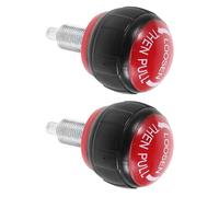 Alasum Lot de 2 Goupilles de Traction M16X26Mm en Fer Robuste Poignée Ronde Ergonomique Accessoires de Rechange pour Vélo D’Appartement et Banc de Musculation Verrouillage Sécurisé