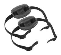 Alasum Lot de 2 Mentonnières de Casque de Football et Baseball Réglables avec Sangle, Coussin Respirant pour Protection du Menton, Remplacement Compatible pour Hockey sur Glace